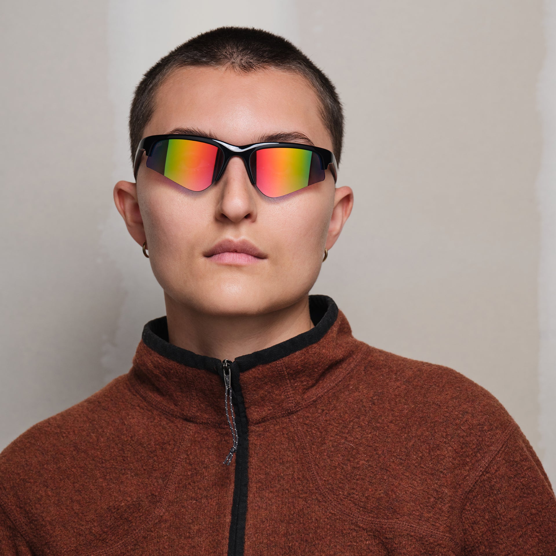 Black / Rainbow Mirror