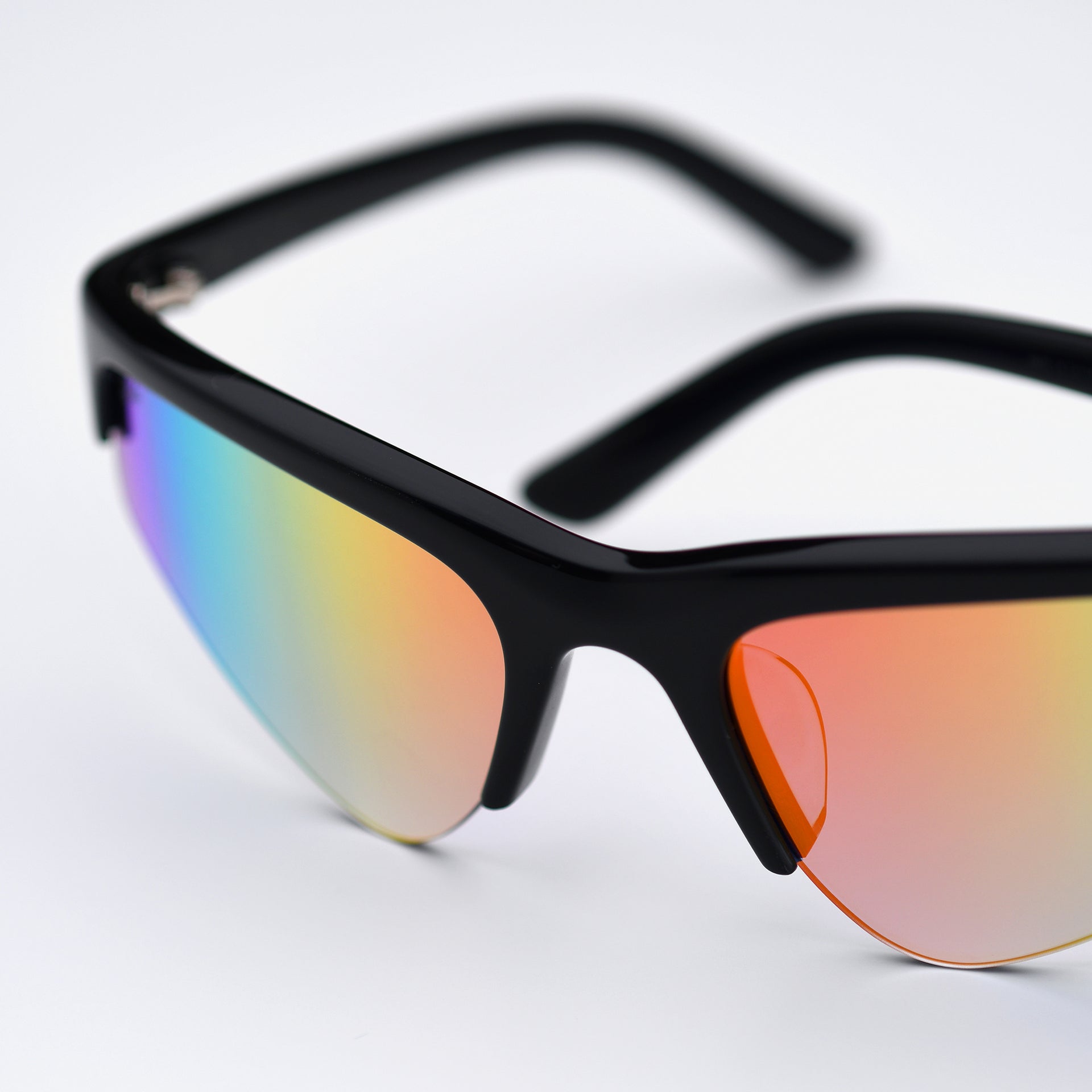 Black / Rainbow Mirror