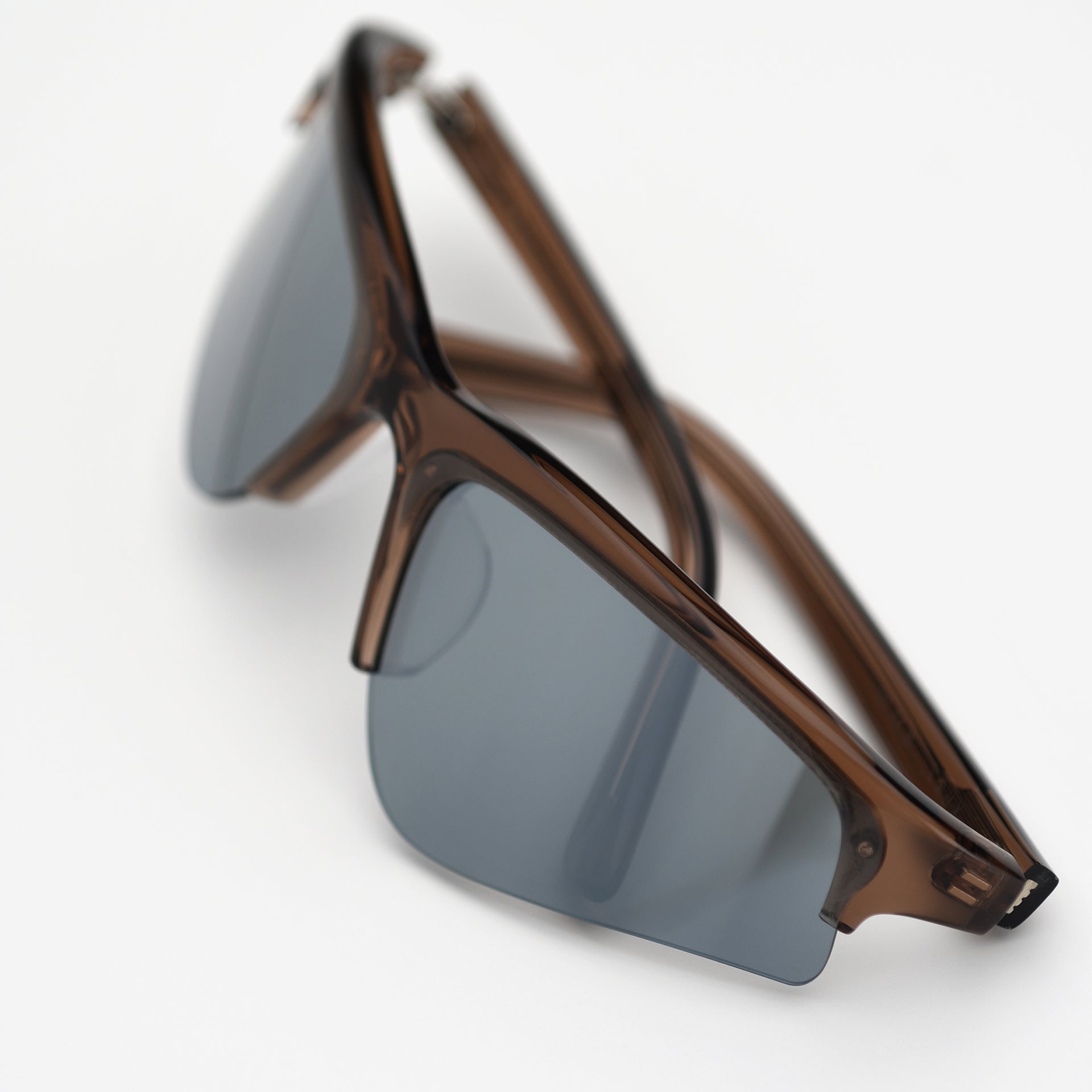 Brown / Silver Mirror