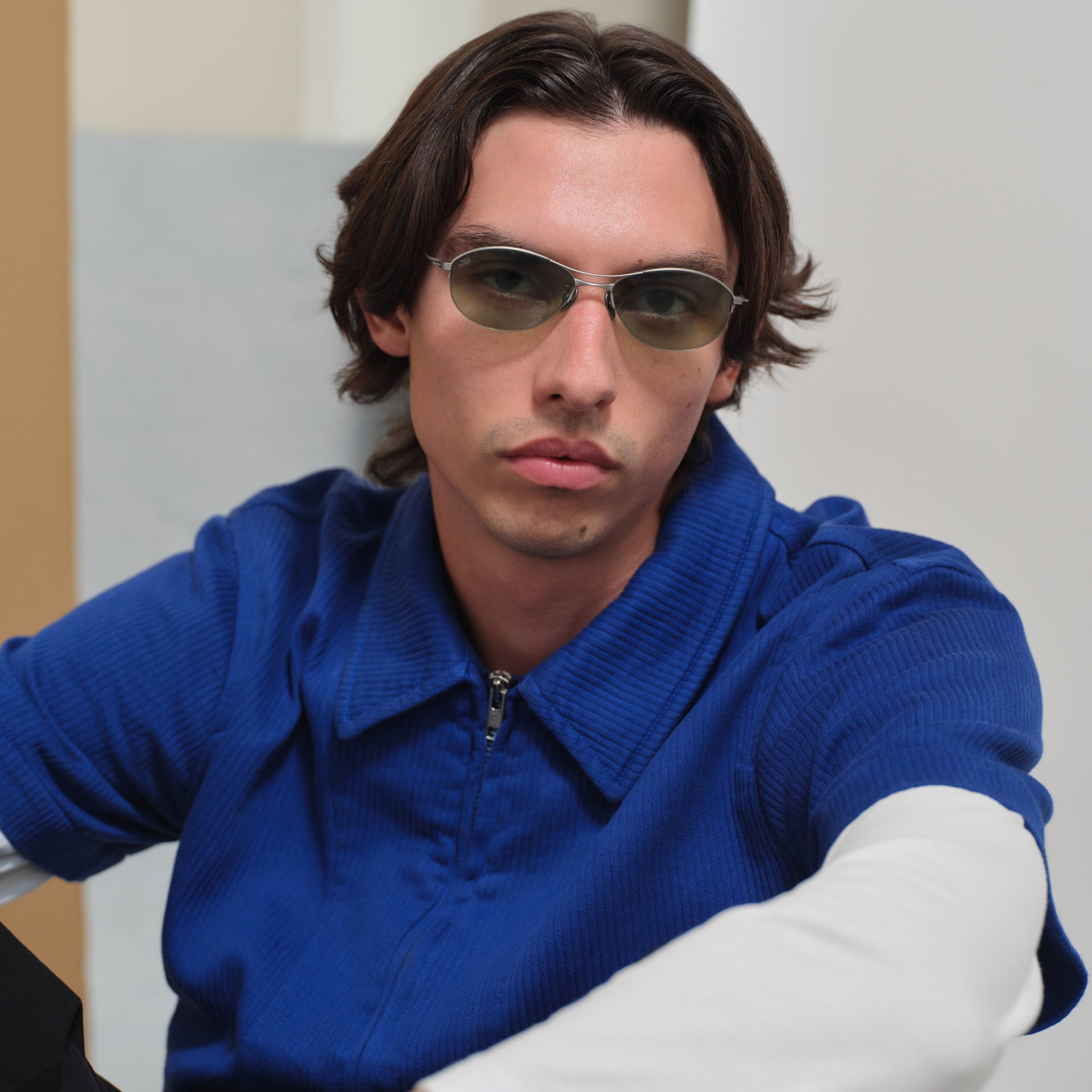 Brushed Gunmetal / Green