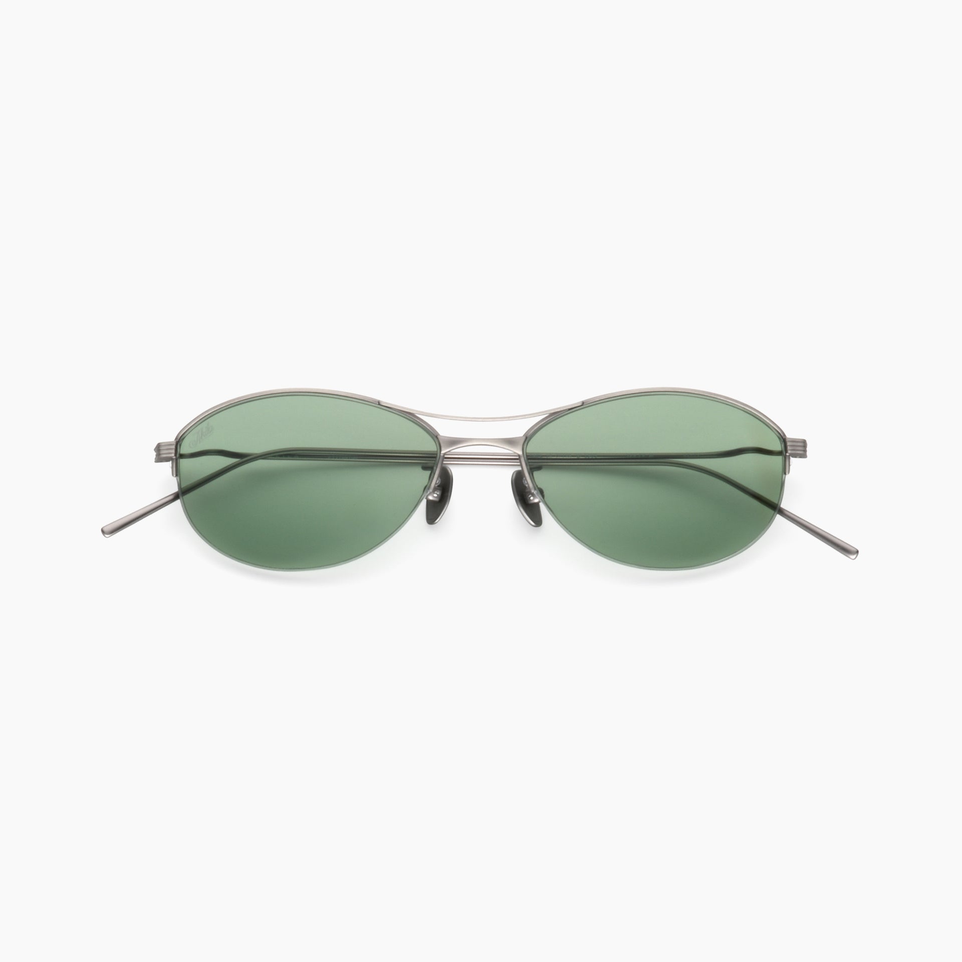 Brushed Gunmetal / Green