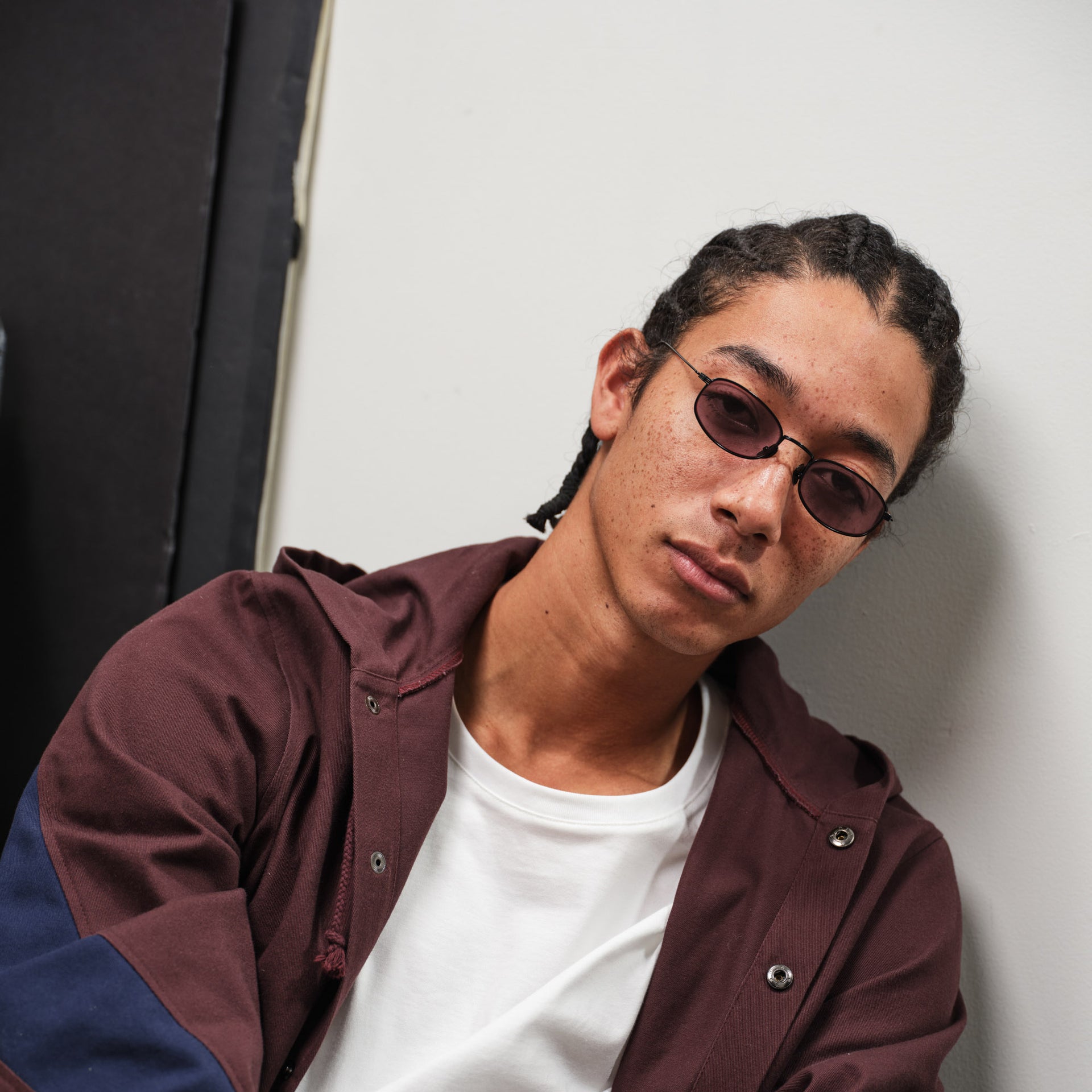 Matte Black / Burgundy