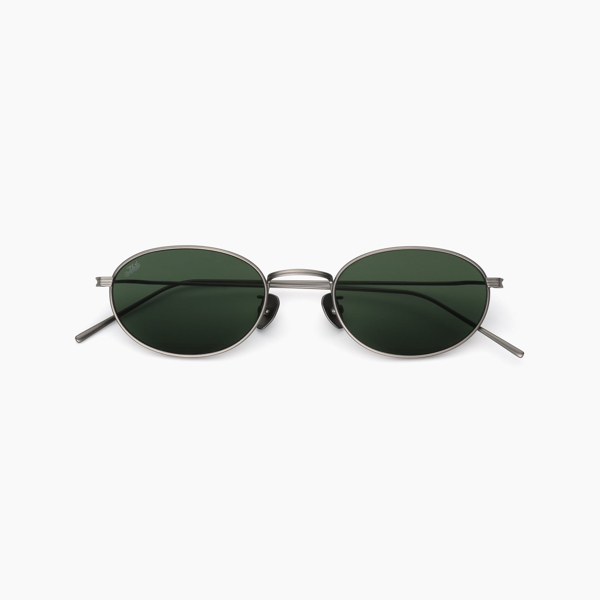 Brushed Gunmetal / Bottle Green