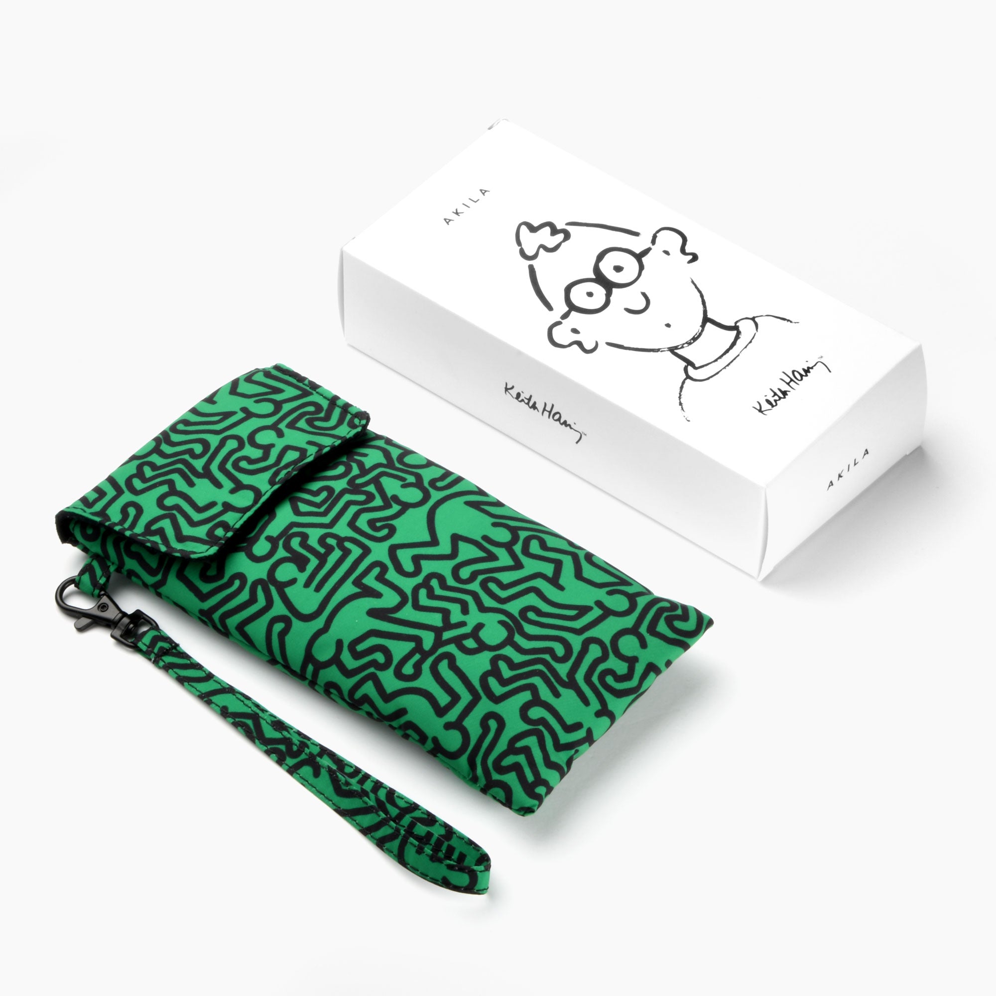 AKILA x Keith Haring Puff Pouch